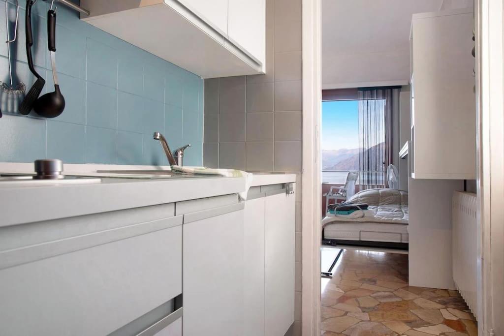 Ferienwohnung Studio Belvedere Brezzo エクステリア 写真