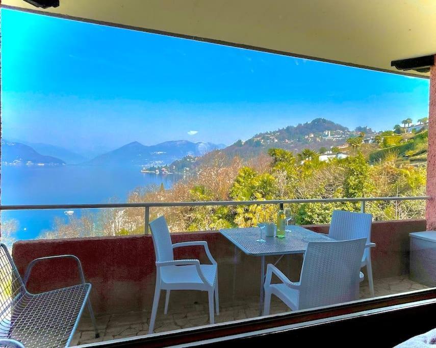 Ferienwohnung Studio Belvedere Brezzo エクステリア 写真